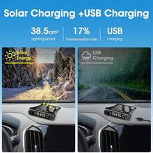 YAIUZGOO Sensor TPMS Sistem Pemantauan Tekanan Ban Mobil Tenaga Surya/USB LCD Digital Nirkabel Off Road 4x4 Aksesoris Mobil Universal, Aksesoris Mobil 300mAh - A - View 5