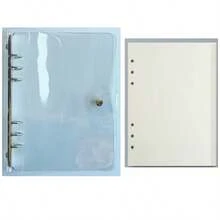 PVC Loose Leaf Binder A5/A6/A4 Transparent Notebook Cover - Clear - View 15