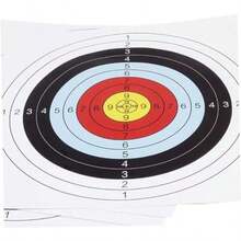 20 Piezas Objetivos De Práctica De Tiro con Arco Papel De Destino De Tiro con Arco Reemplazable Entrenamiento De Práctica De Tiro con Arco Papel De Destino De Anillo Completo - / - Ver 6