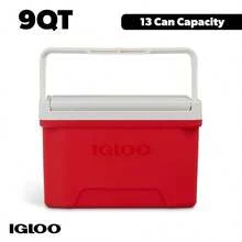 Small Cooler, 9 Quart Laguna Chest, 13 Can Capacity, Red - 紅色 - 查看 2