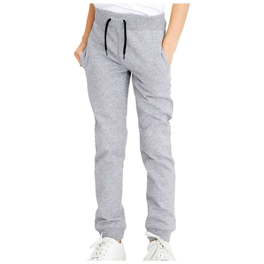 Name It Tracksuit Pants 48656860021075 For Children In Color Grey - Grey - View 1