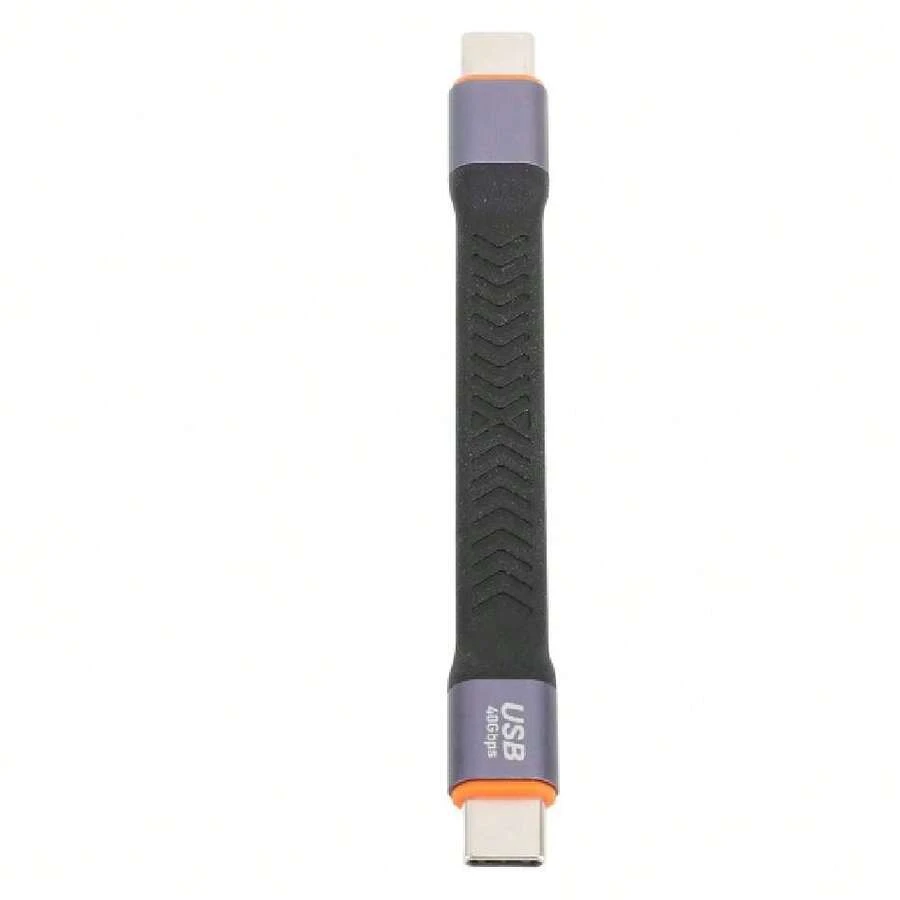 Cable USB 3,2 Gen 2 Tipo C, Carga Rápida, Transferencia de Datos de 40gbps, Cable Corto Universal USB C a USB C para Ordenador Portátil,37498785 - Multicolor - Ver 1