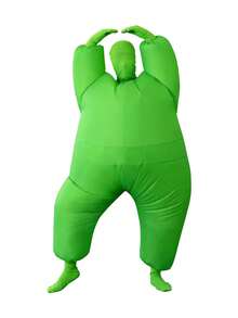 1 Set Adult Inflatable Costume Full Body Jumpsuit Funny Fancy Dress, Inflatable Party Toy Mascot Costume, Suitable For Role Play Party, Easter, Halloween, School Opening Ceremony, Extracurricular Activities, Festivals And Celebrations, Valentine's Day Costume