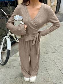 Women Sports Sweater Co-Ords