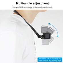 Universal Neck Hanging Phone Holder, Made Of ABS Plastic, Hands-Free Smartphone Chest Strap, Suitable For Photography, Travel And Live Streaming - Compatible With Most Smartphones And GoPro Action Cameras - A - View 6