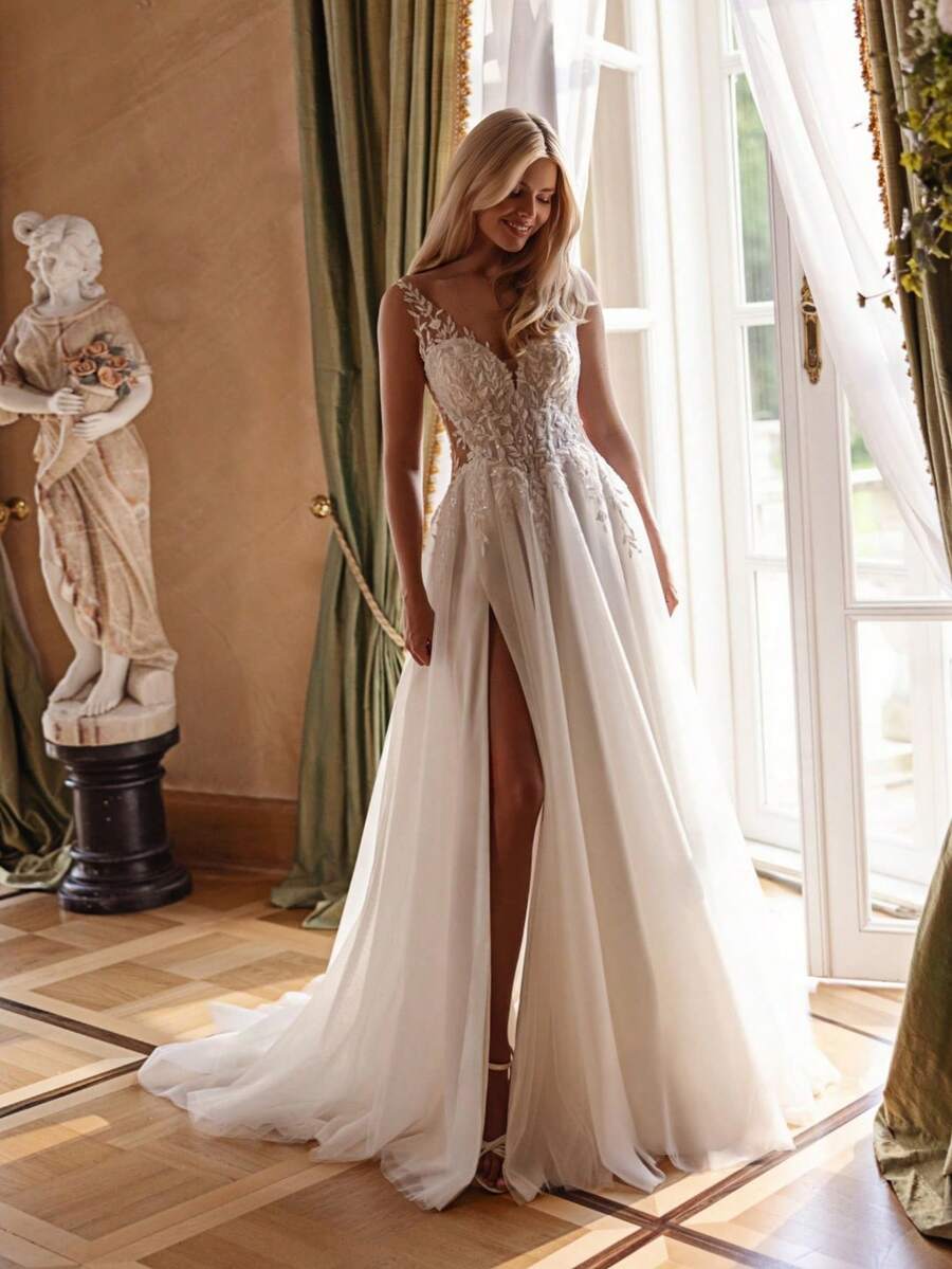Wedding Dresses - 白色 - 查看 1