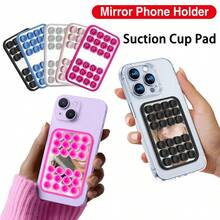 Giá đỡ điện thoại bằng silicon có đế hút, tự dính, gắn tường, tương thích với iPhone, điện thoại Android, quà tặng sinh nhật, quà cho gia đình, bạn bè, phụ kiện điện thoại phòng tắm, giá đỡ dính. - Nhiều màu - Xem 1