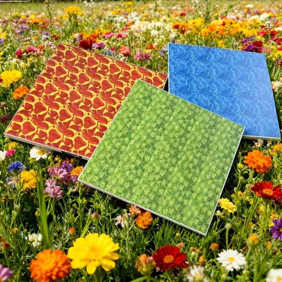 3pcs (Green, Red, Blue) Mixed Color Building Block Base Plates, Sturdy To Support Blocks, Suitable For Children - Can Be Used As Base Plates For Stacking Magnetic Building Blocks, ABS Material, Creative Play And Learning Toy, Suitable For Boys And Girls Over 3 Years Old, Birthday Gift Idea, Use With Magnetic Blocks, Imagination Games, Game Design, Suitable For Teenagers, Creative Toys, Perfect For Teenage Interaction Games