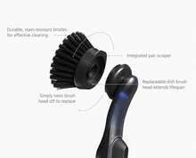 Joseph Joseph SinkTech Soap-Dispensing Palm Brush With Replaceable Head And Stainless-Steel Stand Drip Tray - ColorA - View 4