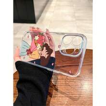 Cherry Paper  17 Pro Max Case – 16 Miwa & Hiroshi Bouquet, 14/13 Couple Silicone Cover, 12/15 New Shockproof Clear Plus Premium XS-Max Sleeve 8 - Camel - Ver 12