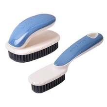 Soft-Bristled Laundry Brush For Home Use. Cleaning Brush. Shoe Brush. Clothes Washing Brush. Special Soft-Bristled Brush. Multifunctional. Non-Damaging To Shoe Surfaces. - 鞋刷灰色 - 查看 6
