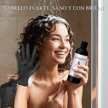 Shampoo Matizador Cacao Luxe Sin Sal Alfamar para Cabello Chocolate y Castaño, Intensifica el Color, Aporta Brillo y Suavidad, Uso Profesional con Guantes Incluidos - Champú - Ver 8