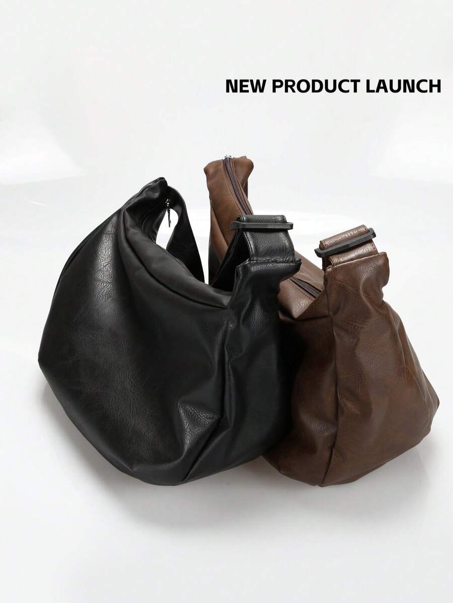 Ramadan Gift Recommendation: Fashionable Men's Sling Bag - An Ideal Gift For Boyfriends Or Husbands During Ramadan; Romantic Valentine's Day Gift Recommendation: Fashionable Men's Sling Bag - An Ideal Gift For Boyfriends Or Husbands During Ramadan Phone Bag - Multicolor - View 1