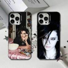 Funda de teléfono Bill Kaulitz Rock COOL para 17,16,15,14,13,12,11,Pro,Max,Plus, negra mate dura - z2 - Ver 3