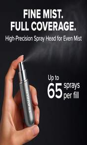 Travalo Classic HD Perfume Atomizer - Leak-Proof And TSA Approved For Air Travel - Reusable, Airtight, Easy-Fill Mini Pump Sprayer - Lightweight, Elegant Design W_Volume Window - Brown 017oz - MàuG - Xem 5