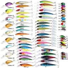 3/5/10 piezas deñuelos de pesca de colores mixtos, juego de crankbaits, lotes de cebos de pececillo, wobbler, swimbait de lubina,ñuelos duros que hunden para pesca - G-9,5 cm-8,5 g - Ver 3