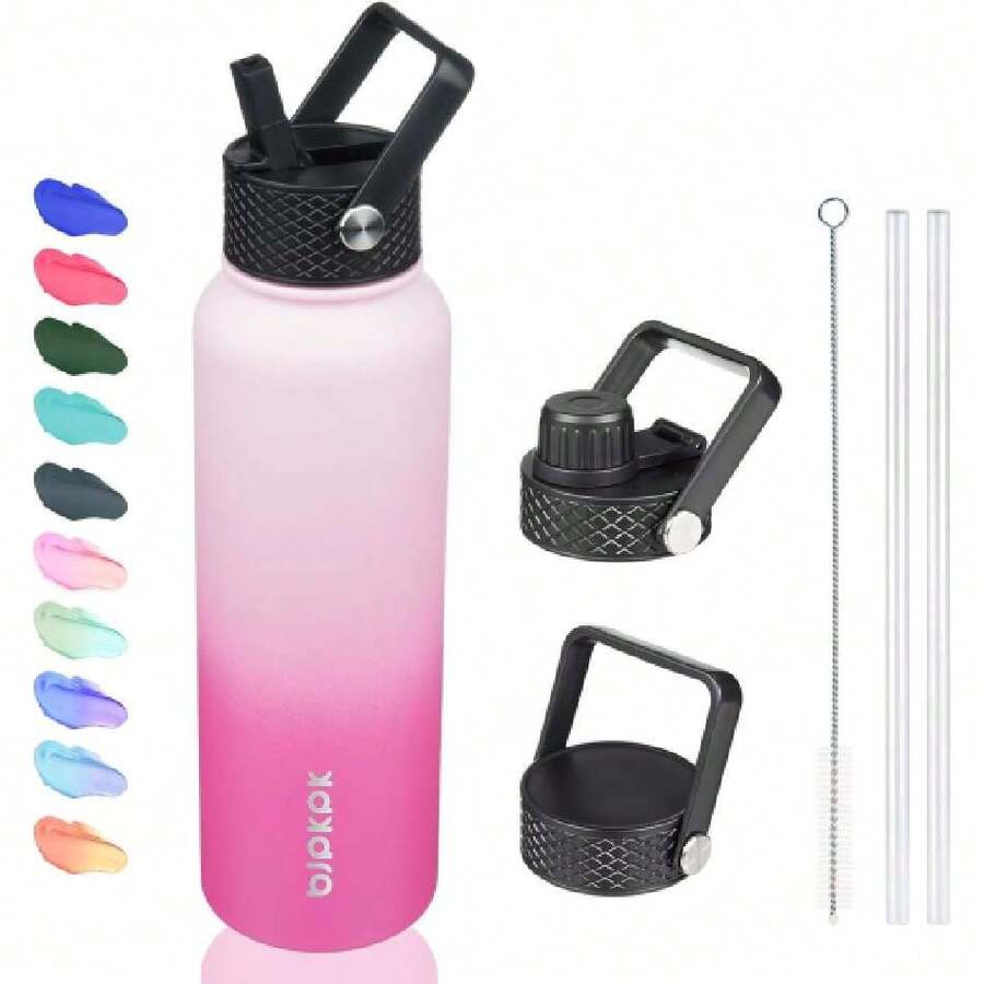 Insulated Water Bottles For Outdoor - 芥末黃 - 查看 1