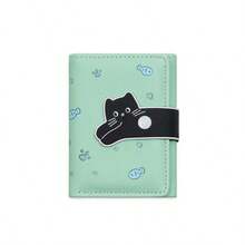 Cartoon Cat Wallet Card Holder Coin Purse Cute & Compact Women Card Case For Women Wallet Mini Wallet Purse Wallet Small Wallet Cute Wallet Travel Essential Badge Holder Id Card Holder Id Holder Money Wallet - Multicolor - View 13