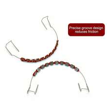 ALQD 1 Set Brackets Falsos Para Dientes,Braces Kit With Brackets & Wire, Dental Students & Orthodontic Practice,Brackets Para Dientes (Red) - 透明的 - 查看 8