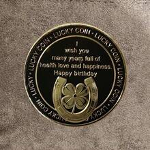 European And American Fashionable Creative Metal Coins Challenge Coins Decision Coins Replica Gift Collection Birthday Gifts Creative Toys Hobby Collection Party Supplies - 金色 - 查看 3