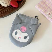 Sanrio 1pc Hello Kitty & My Melody 3D Thick Heat Resistant Waterproof Kitchen Oven Glove, Essential For Cooking, Baking, Grilling, Outdoor Use, Cute Christmas Gift, Perfect For Family Gatherings