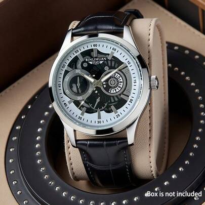 BINLIHUAN 新款经典高端男士石英腕表，韩版风格，防水，时尚