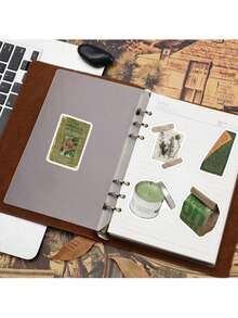 62pcs Olive Green Stickers, Decorative For Various Surfaces - Multicolor - View 5