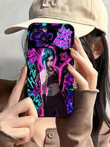 Estuche para teléfono con temática de What Monster Juice What Energy Drink Compatible con fundas para teléfonos   17  16 Pro Max  15 Pro Max  13 y  12 Hecho de material de TPU, brinda protección contra golpes y caídas. Es un gran regalo para familiares, amigos, parejas en otoño y Halloween. - Negro - Ver 1