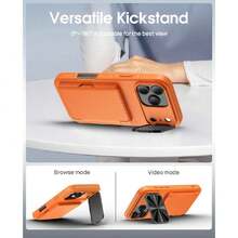 Wallet Case For IPhone 17 Pro With Camera Case, Card Holder (3-5 Cards), Military-Grade Drop-Resistant, Rugged For Women And Men, Protective Case For IPhone 17, 37517521 - Multicolor - View 6