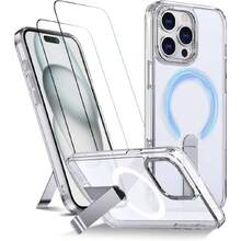 Funda para iPhone 14 Pro MAX Case MagSafe 6,7 Pulgadas Incluye Dos Protectores de Pantalla Funda Protectora a Prueba de caídas con Soporte Ajustable,37517797 - Azul menta - Ver 1