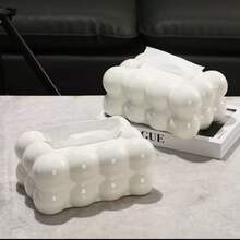 1pc Creative Cream Dispenser Design Paper Towel Holder, Luxury Decorative Paper Napkin Box, Suitable For Living Room, Dining Table, Coffee Table, Home And Hotel Decoration Home Bathroom Decor Bathroom Organizer Fall Decor Back To School