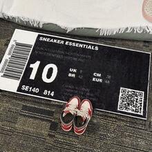 Retail Fashion Shoe Rack - Black Barcode Design Entrance, Soft Plush Living Room Bedroom Carpet, Sneaker Store Decoration - Easy-To-Clean Home Decor, Bold Pattern, Enthusiasts, Premium Imitation, Washable - 黑色 - 查看 8