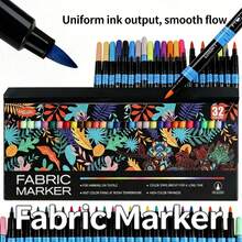 20/40 Colors Soft Tip Fabric Markers, Suitable For Clothes, Shoes And Other Textiles, Complementary Color Painting Pens, Waterproof And Fade-Resistant, Creative DIY Fabric Painting Pens, Quick Drying And Waterproof - Soft-tipped Fabric Markers - View 3