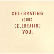 Hallmark Tarjeta de cumpleaños para hombres Celebrating You - Patrón de polígono - Ver 3