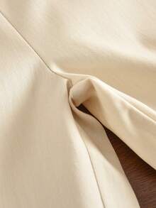 bearleader 3-7岁女童夏季套装，包括可爱蝴蝶结无袖格子衬衫上衣和休闲裤，2件套 - 米色 - 查看 8