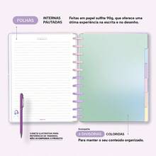 Iscool Smart Disc Notebook, 140 Sheets, Color Flakes, M+ G+ - G+ (20 x 27,5 cm) - Ver 4