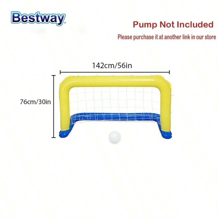 Bộ đồ chơi bóng rổ bơm hơi Bestway 52133/52123/52418, trò chơi nổi trên hồ bơi, bộ bóng nước để bơi, trò chơi hồ bơi bơm hơi, đồ chơi hồ bơi, bộ bóng chuyền nước để bơi, đồ chơi hồ bơi bơm hơi. - Bộ trò chơi bóng nước trong bể bơi, kích thước 56" x 30"/1.42m x 76cm - Xem 1