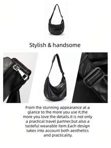 Ramadan Gift Recommendation: Fashionable Men's Sling Bag - An Ideal Gift For Boyfriends Or Husbands During Ramadan; Romantic Valentine's Day Gift Recommendation: Fashionable Men's Sling Bag - An Ideal Gift For Boyfriends Or Husbands During Ramadan Phone Bag - Multicolor - View 6