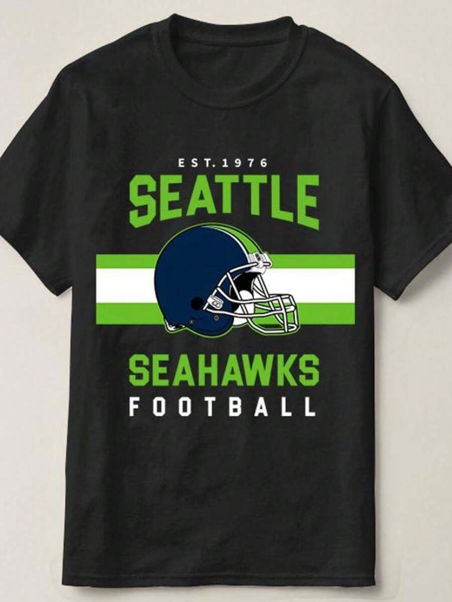 Seahawks Game Day Png, Seattle Football Png, Seahawks Football Png, American Football Design, Gifts - màu đen - Xem 1