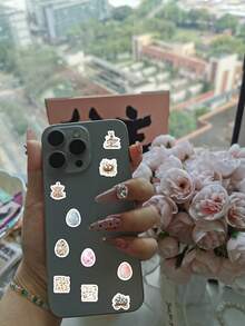 100 buc/pachet Autocolante de Paște, Material vinil premium, Autocolante drăguțe cu iepurași de Paște și ouă pastel | Consumabile pentru scrapbooking, Papetărie, Accesorii pentru birou, Cadouri pentru reuniuni de familie de Paște și pregătirea cadourilor Consumabile pentru scrapbooking Autocolante amuzante Autocolante pentru laptop Autocolante pentru telefon Kindle - Multicolor - Vizualizare 6