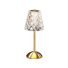 Crystal Lamp With Adjustable LED Lights, Rechargeable Ambient Lights, USB Night Lights For Desks, Dining Rooms, Kitchens, Bedrooms And Living Rooms, Home Decoration Bedside Lamps, Hotel And Bar Lighting, Touch Version With 3 Colors, Christmas Gift - 02 - 查看 11