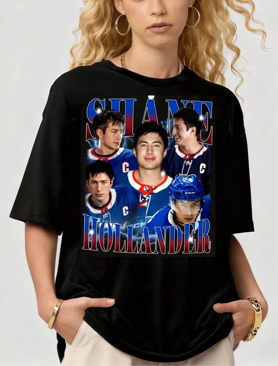 Camicia Shane Hollander, T-shirt Unheated Rivalry, Felpa vintage unisex Bootleg Hudson Williams, Merchandise Unheated Rivalry Queer, Regalo per lui - nero - Visualizzare 1