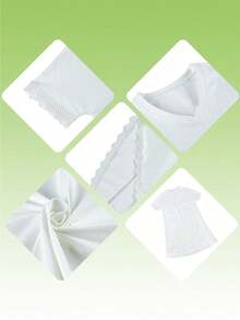 Customized Personalized Pajamas And Beach Suits - White - View 5