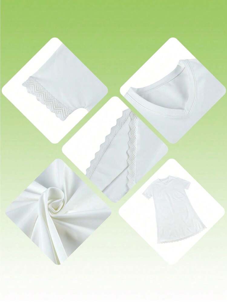 Pijamas y trajes de playa personalizados - Blanco - Añade 5