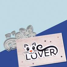 Creative Lover Metal Cutting Dies, DIY Scrapbooking Album And Embossing Stencil, Greeting Card Making Tool, Card Paper Cutting Crafts ,Gift Card Making Template Die Cuts. - Silver - View 3