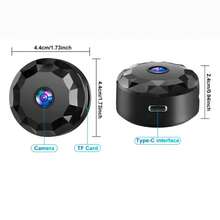 2026 Upgraded 2.4Ghz WiFi Camera, Compact Size, Wireless Nanny Cam With Long Standby Time, Motion Detection Alert And Real-Time Recording, Suitable For Indoor Monitoring, HD Camera - Black - View 9