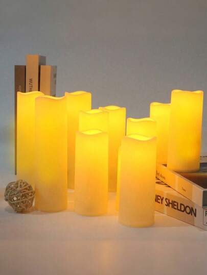 Battery Operated Flameless Candles, LED Candles, Flickering Tea Lights For Wedding Decor, Candlelight Concerts