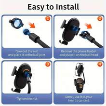 可调节车载杯架手机支架，多功能车载杯架手机支架，采用坚固的ABS材质，稳定防滑，兼容、安卓手机，生日礼物，送给家人、朋友的理想之选，生日驾车配件，车载手机支架，承重力强。 - 彩色 - 查看 11