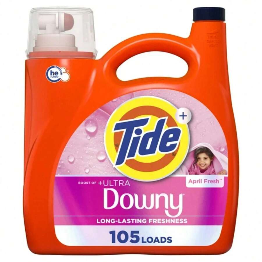 Plus A Boost Of Ultra Downy Liquid Laundry Detergent, April Fresh Scent, 148 Fl Oz, 105 Loads-Tidee Stain Remover For Clothes, To Go Pen, Instant Spot Remover For Clothes, Travel & Pocket Size, 1 Count Laundry Essentials, Home Essentials, Cleaning Supplies, Apartment Must Haves, Clean Tok, Household Items, Travel Essentials, Dorm Essentials, Restock, Daily Essentials[Laundry Detergent, Stain Remover Pen, Softener, Fragrance, Fragrance] - Nhiều màu - Xem 1