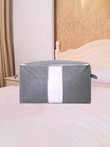1pc Casual Style Large Capacity Non-Woven Fabric Storage Bag, Multi-Functional Clothes & Bedding Organizer Box, Suitable For Home, Moving And Travel - MultiWarna - View 9